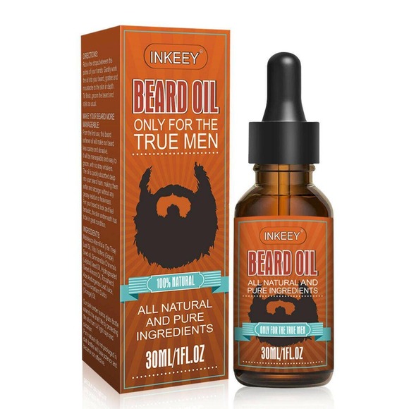 Beard Oil For MEN Hair Growth Oil Serum Mustache Grooming Growing Moisturizer US main image 4
